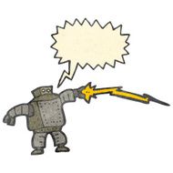 artoon robot with speech bubble N2