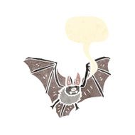 retro cartoon bat N2