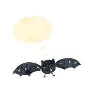 retro cartoon bat N3