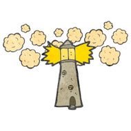cartoon light house N13