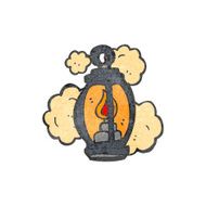 retro cartoon lantern