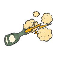 Cartoon Champagne Bottle N10