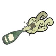 Cartoon Champagne Bottle N11