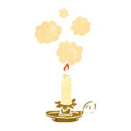 retro cartoon candlestick N2