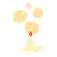 retro cartoon candlestick N3