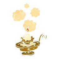 retro cartoon candlestick N5