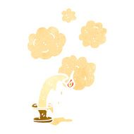 retro cartoon candlestick N6