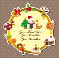 cartoon xmas card N11
