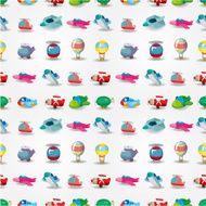 seamless airplane pattern N5