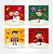 Cute Christmas Card N18