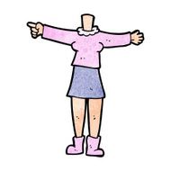 cartoon female body (add photos or mix and match cartoons) N289