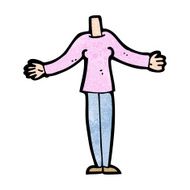 cartoon female body (add photos or mix and match cartoons) N290