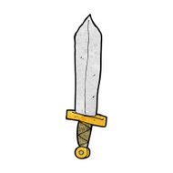 Cartoon Sword N109