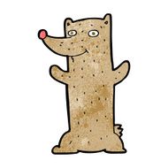 funny cartoon bear N79