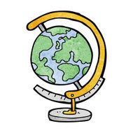 cartoon globe N9
