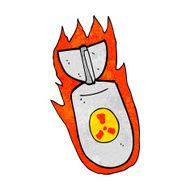 cartoon atom bomb N37