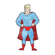 Cartoon superhero N34