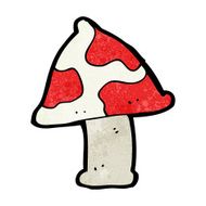 cartoon toadstool N123