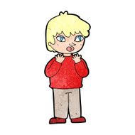 cartoon worried person N13