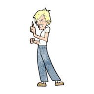 cartoon angry man arguing N13
