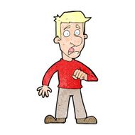 cartoon shocked man N151