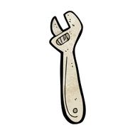 cartoon adjustable spanner N27