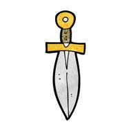 cartoon old dagger N8