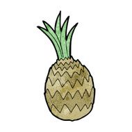 Cartoon Pineapple N18