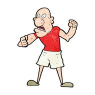 cartoon violent man N28