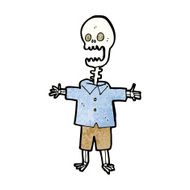 Cartoon Skeleton N25