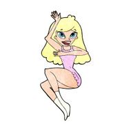 cartoon woman in lingerie N58