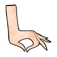 cartoon hand symbol N55