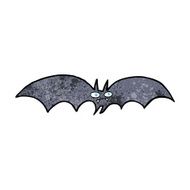 cartoon vampire bat N43
