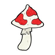 cartoon toadstool N125