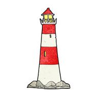 cartoon light house N14