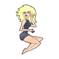 cartoon sexy woman N19