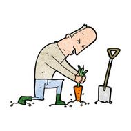 Cartoon Gardener N15