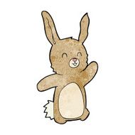 Cartoon happy rabbit N20