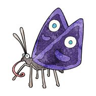 cartoon funny butterfly N17