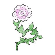cartoon flower N564