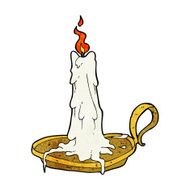 cartoon spooky dribbling candle N9