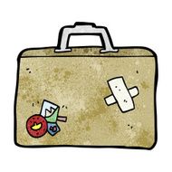 cartoon luggage N19