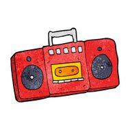 cartoon radio cassette player N16