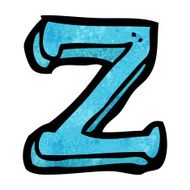 cartoon letter z N19
