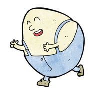 cartoon humpty dumpty egg character N10