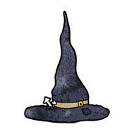 cartoon spooky witches hat N26