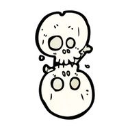 cartoon halloween bone number N126
