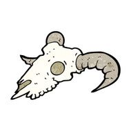 cartoon ram skull N4
