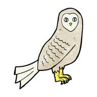 Cartoon Owl N198