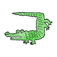 Cartoon Crocodile N106